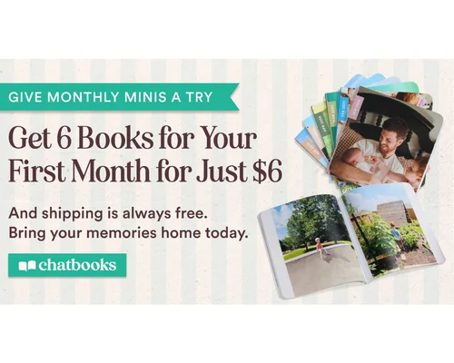 Chatbooks – Final Days: 6 for $6 Ends 8/31