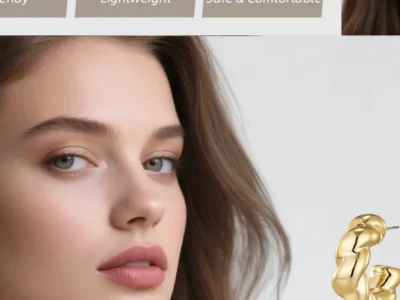 Amazon : FANDY 12 Pairs Chunky Gold Hoop Earrings for Women $5 (Reg$9) + Free Prime Shipping. #Ad