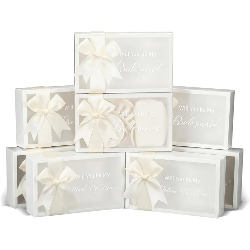 Feifeiya 8 Pcs Bridesmaid Proposal Box Deal: Save $11.xx at Amazon