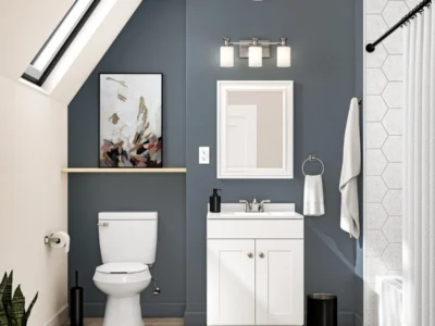 Before & After: Stetson’s Lowe’s Bathroom Makeover Is SO Good
