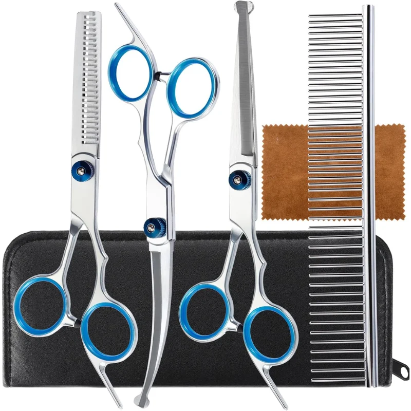 5-in-1 Premium Dog Grooming Scissors Deal: Save $2.xx at Amazon
