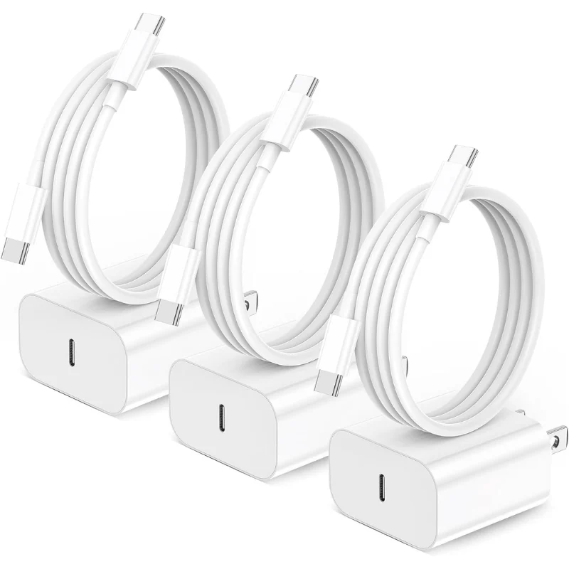3 Pack 20W USB-C Fast Wall Charger Deal: Save $6.xx at Amazon