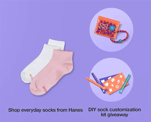 DIY Sock Customization Kit Deal at Target