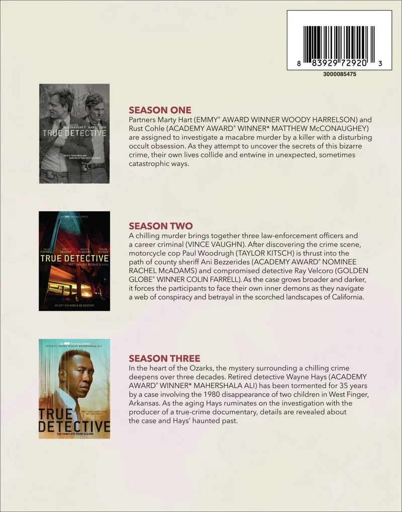 True Detective Complete Seasons 1-3 Blu-ray Only $34.99 at Gruv