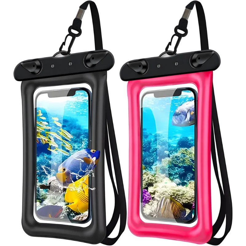 2 Pack Waterproof Floating Phone Pouch Deal at Amazon