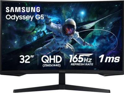 Samsung 32″ Odyssey G55C QHD Monitor Only $199.xx (Reg. $330) at Amazon