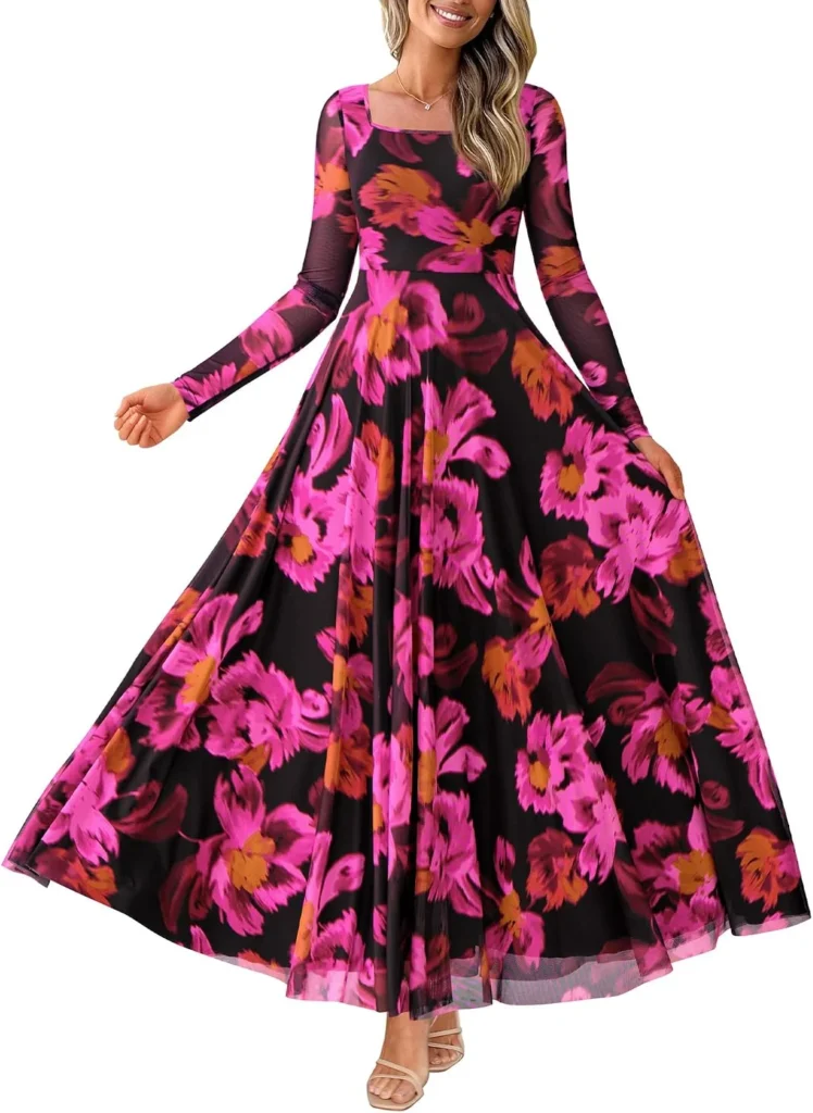 long sleeve floral maxi dress amazon Boho Only $18.xx with Free Shipping Lush | Dresses | duplicate-20250328 DRESS OPTIONS:Dress + Over Skirt The long prairie dress