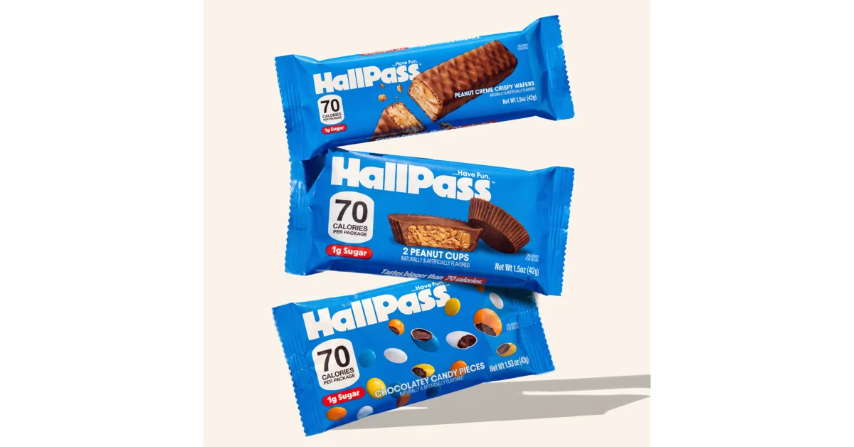 Hallpass 70-Calorie Candy Now on Walmart Shelves