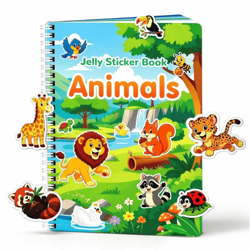 Jelly Animal Sticker Book Deal: Save $7.xx at Amazon