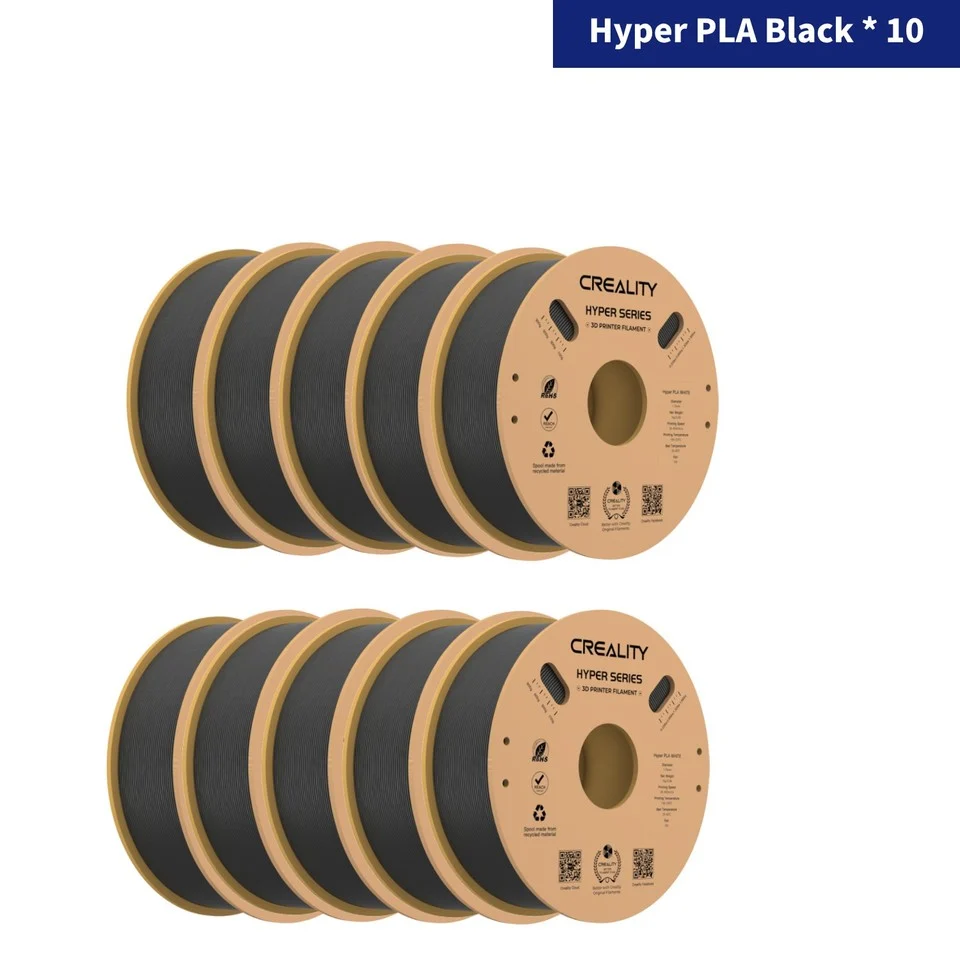Creality Hyper PLA 3D Filament Only $86.35 (10‑Pack) at eBay