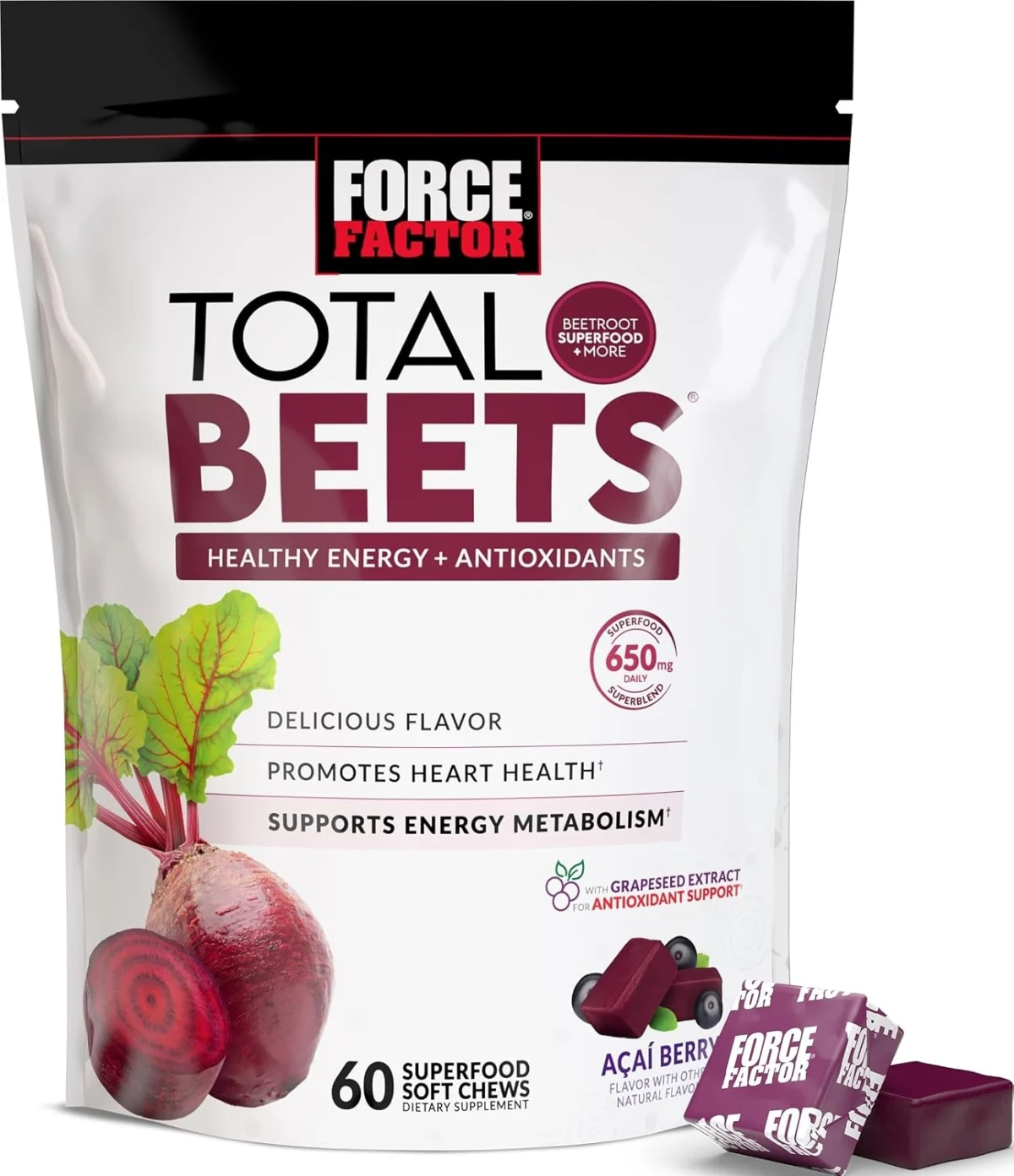 Force Factor Total Beets Soft Chews Only $14.xx (Reg. $19)