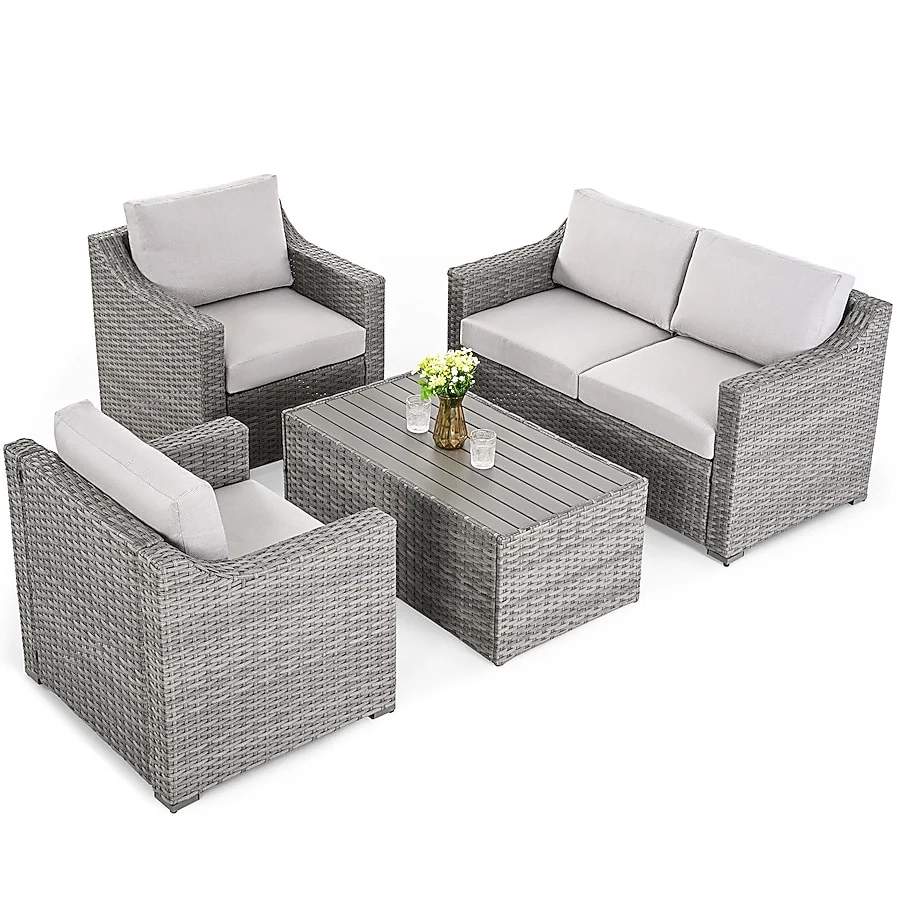 Karl Home 4-Piece Wicker Patio Set Only $139 (Reg. $229.99) at Target