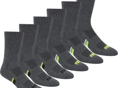 PUMA Men’s Crew Socks Only $8.xx (Reg. $20) at Amazon