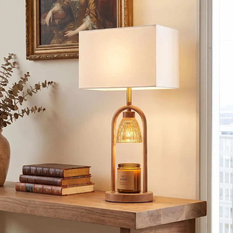 PoKat 22″ Farmhouse Table Lamp Deal: Save 50% at Amazon