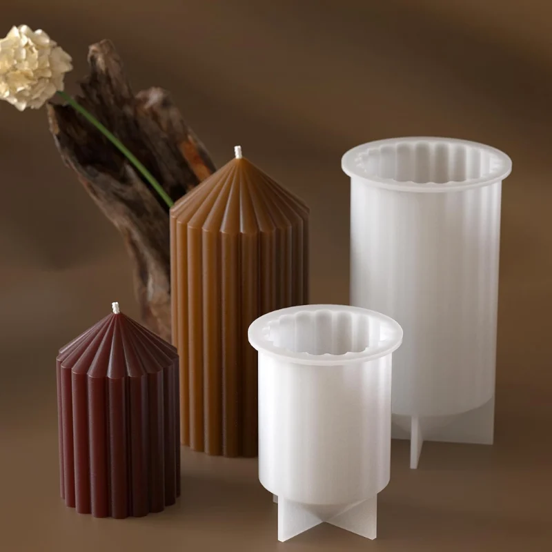 2 Pack Stripe Cylinder Candle Mold Deal: Save $4.xx at Amazon