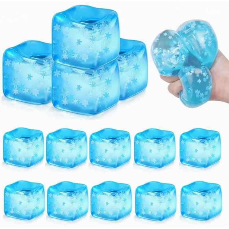 16 Pcs Snowflakes Stress Cube Deal: Save $31.xx at Amazon