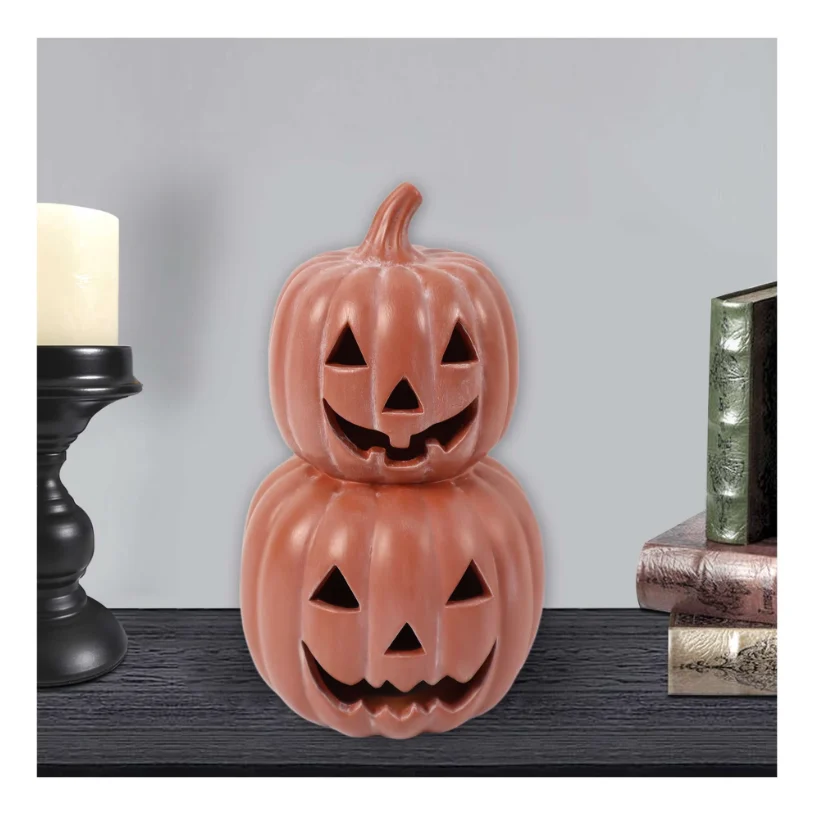 Ceramic Stacked Jack-o’-Lantern Decoration Deal at Walmart