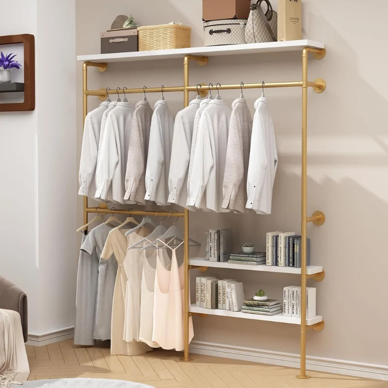 HOMEKAYT Pipe Clothes Rack Deal: Save $50.xx at Amazon