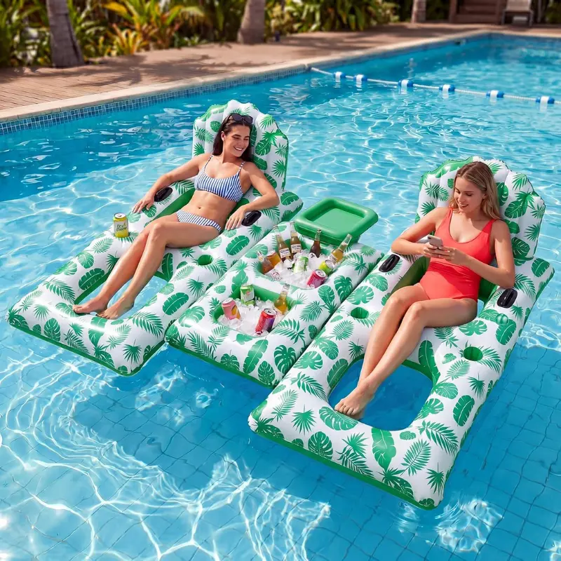 Hungdao 2 Person Inflatable Pool Float Deal: Save $41.xx at Amazon