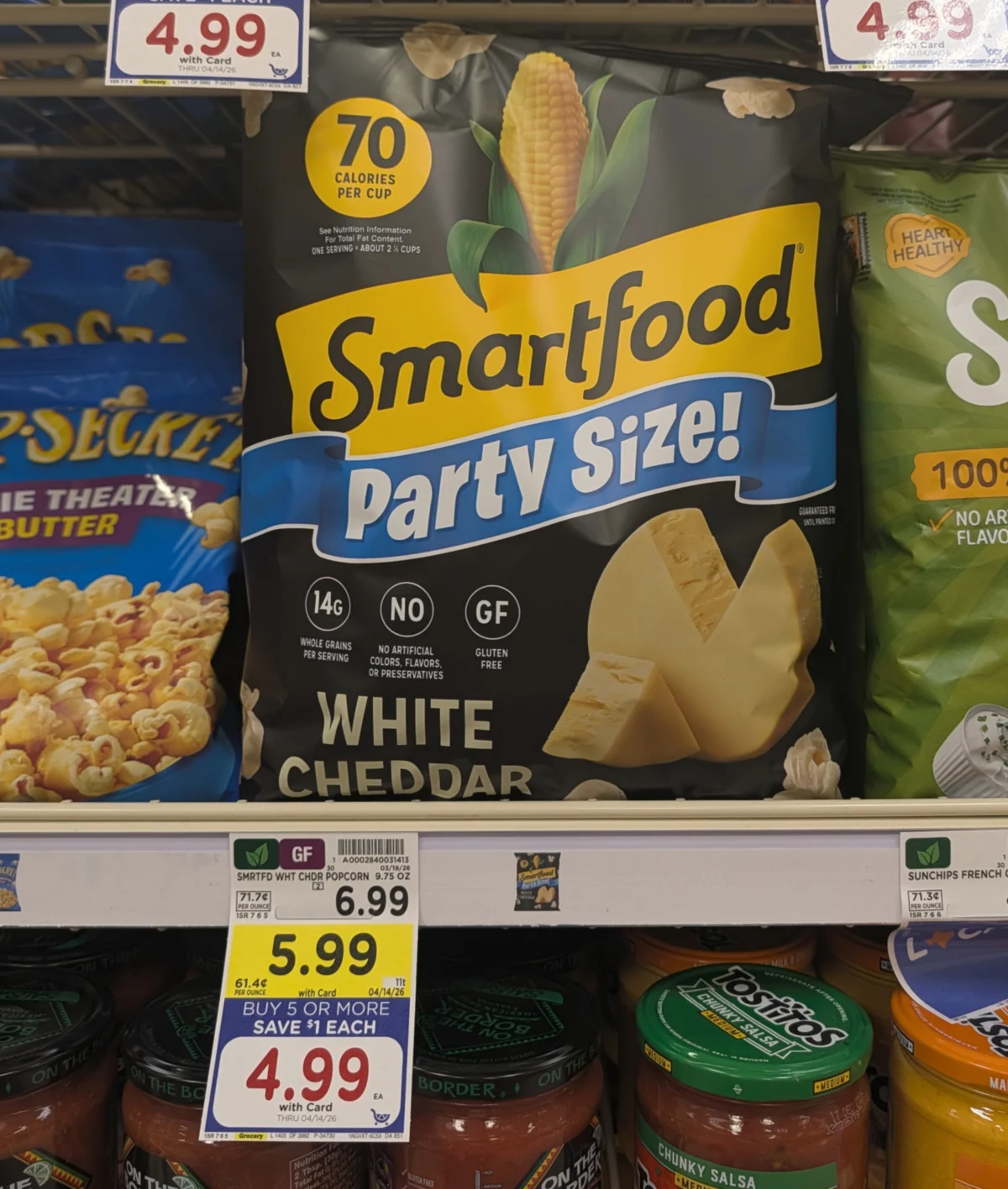Smartfood Popcorn Only $1.05 (Reg. $4.49) at Kroger
