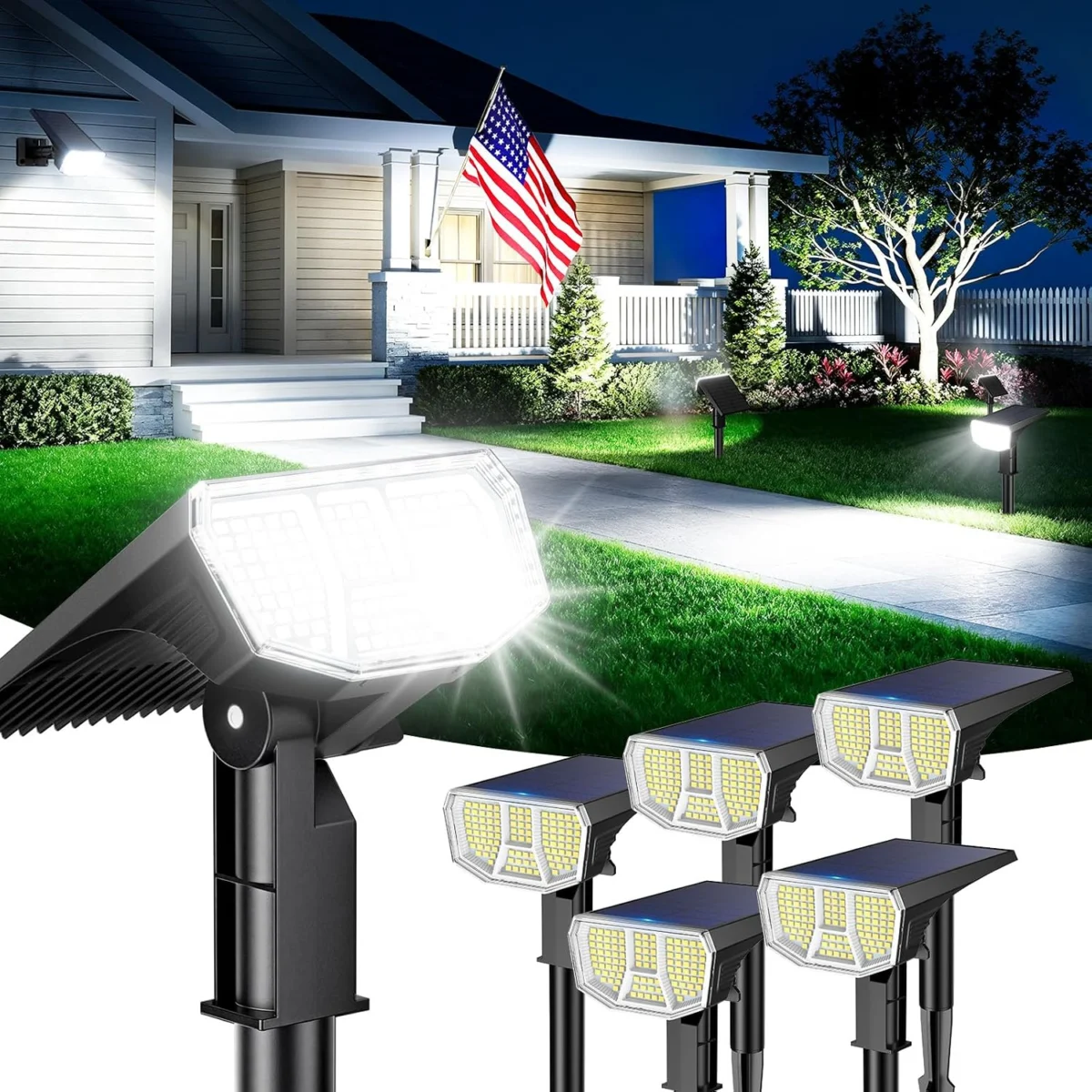 LETMY Outdoor Solar LED Spot Lights Only $32.xx (Reg. $50)