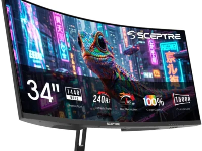 Sceptre Curved 34″ WQHD Gaming Monitor Only $208.xx (Reg. $300)