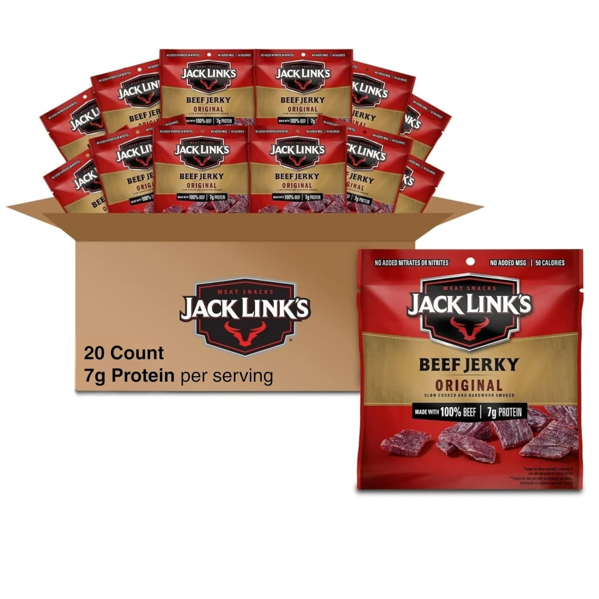 20-Pack Jack Link’s Beef Jerky Only $17.xx (Reg. $21) at Amazon