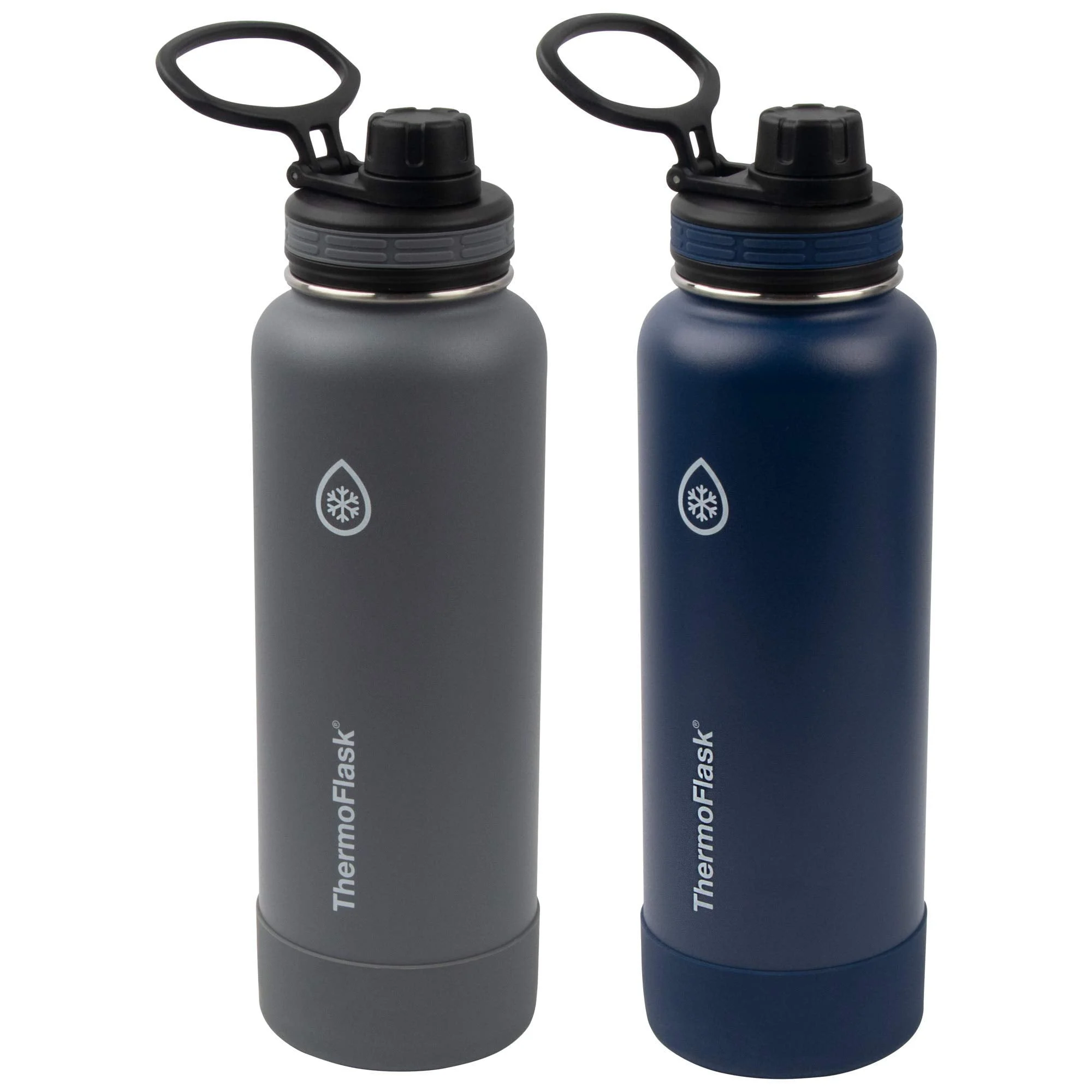 CAROTE 2 Pack 20 oz Insulated Stainless Steel Water Bottles