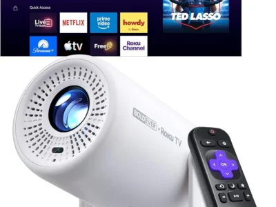 Boldever Roku TV Mini Smart Projector Only $109.xx