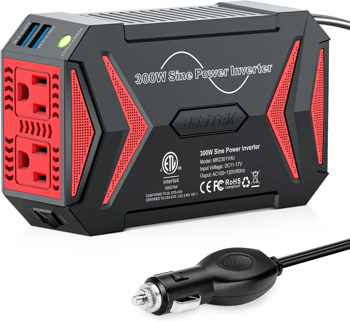BESTEK 300W Car Adapter Only $31.xx (Reg. $50) at Amazon