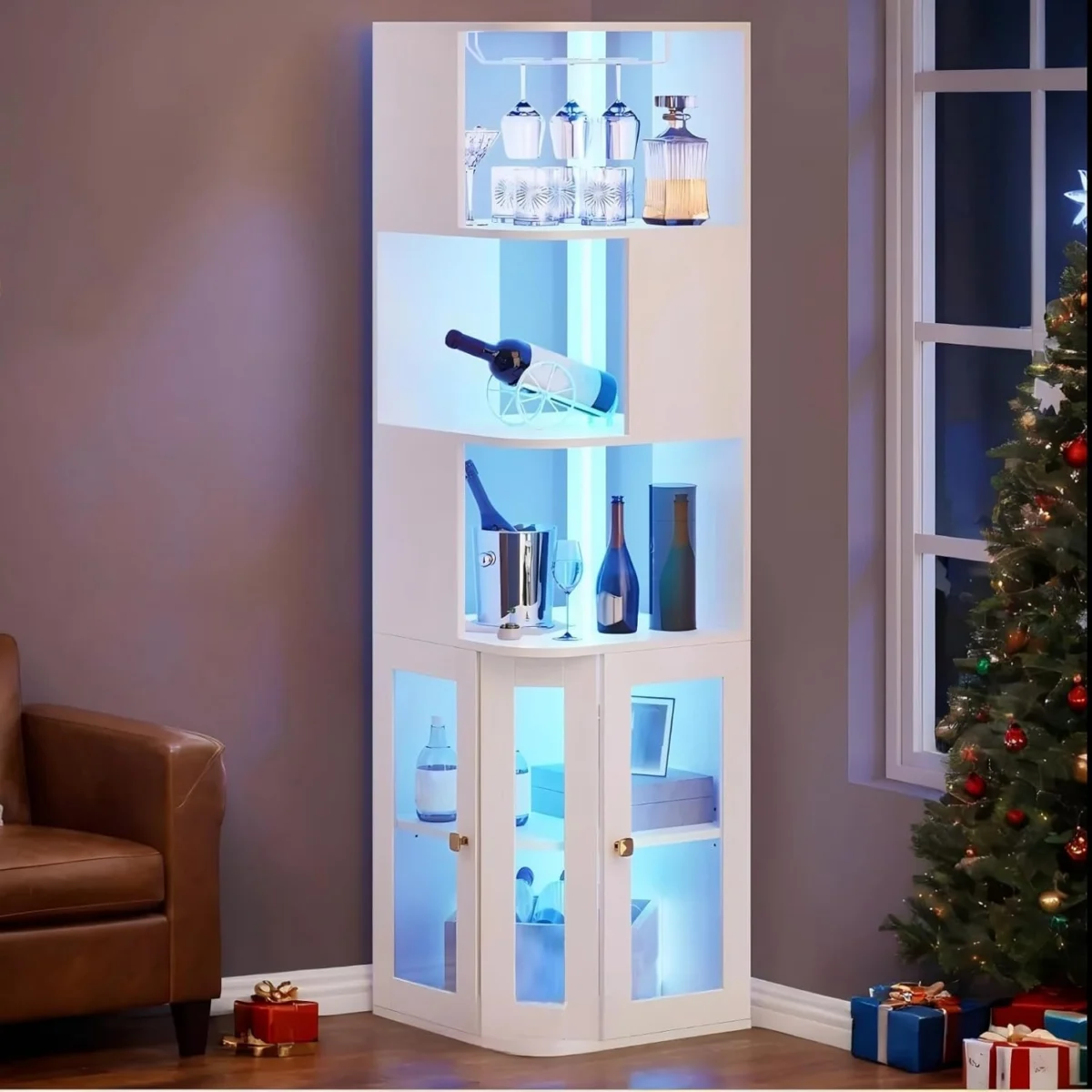 YITAHOME Corner Wine Cabinet Only $44.xx (Reg. $49) at Amazon