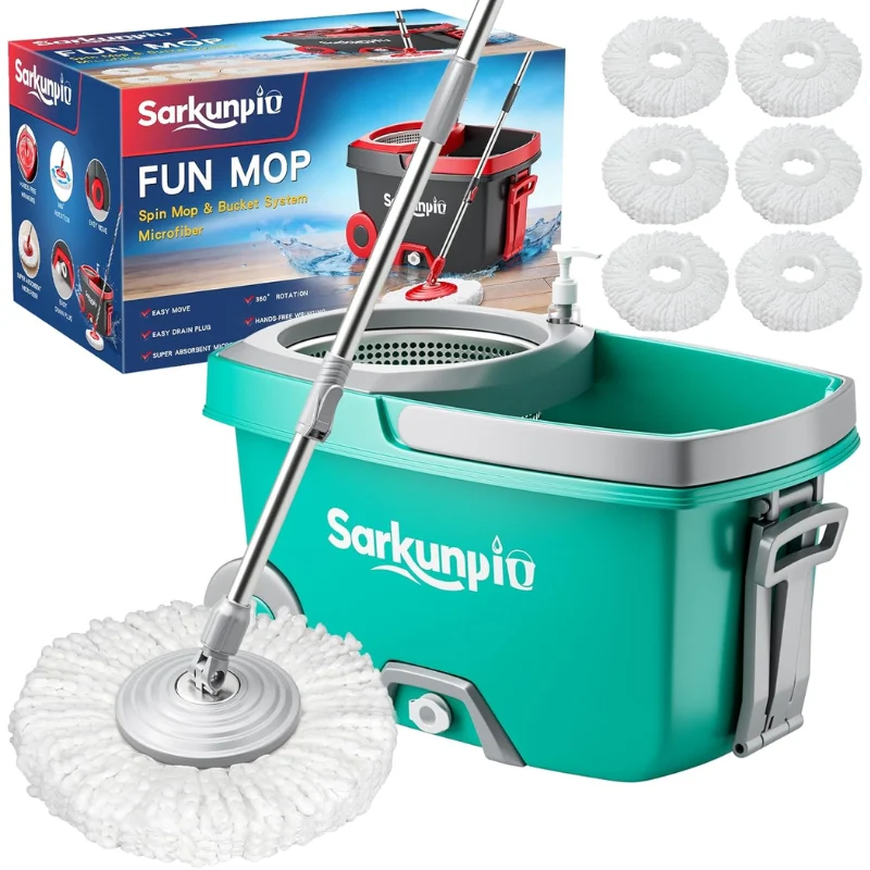 Spin Mop and Bucket Set Deal: Save 60% at Amazon