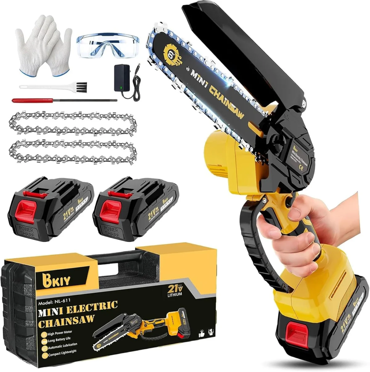 BKIY Mini Cordless 6″ Chainsaw Only $22.xx (Reg. $40) at Amazon