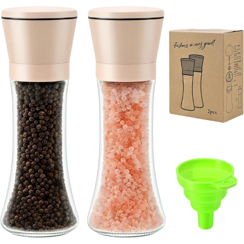 Salt & Pepper Grinder Set Deal: Save $8 (50% Off) at Amazon