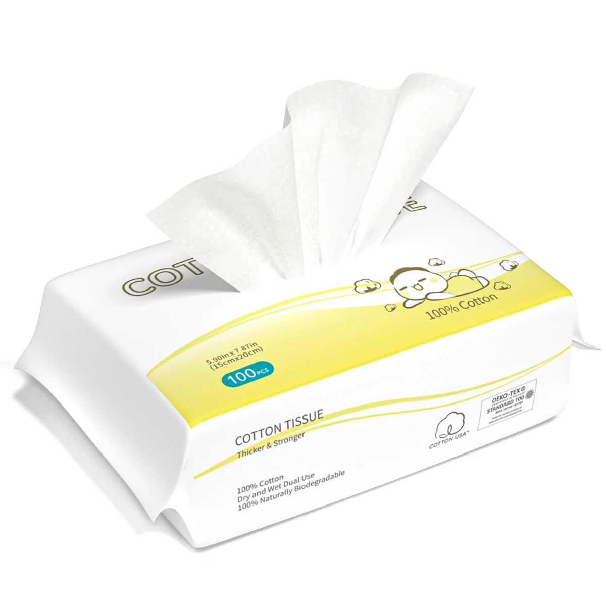 Baby Dry 100% Cotton Wipes Just $6.xx Shipped on Amazon