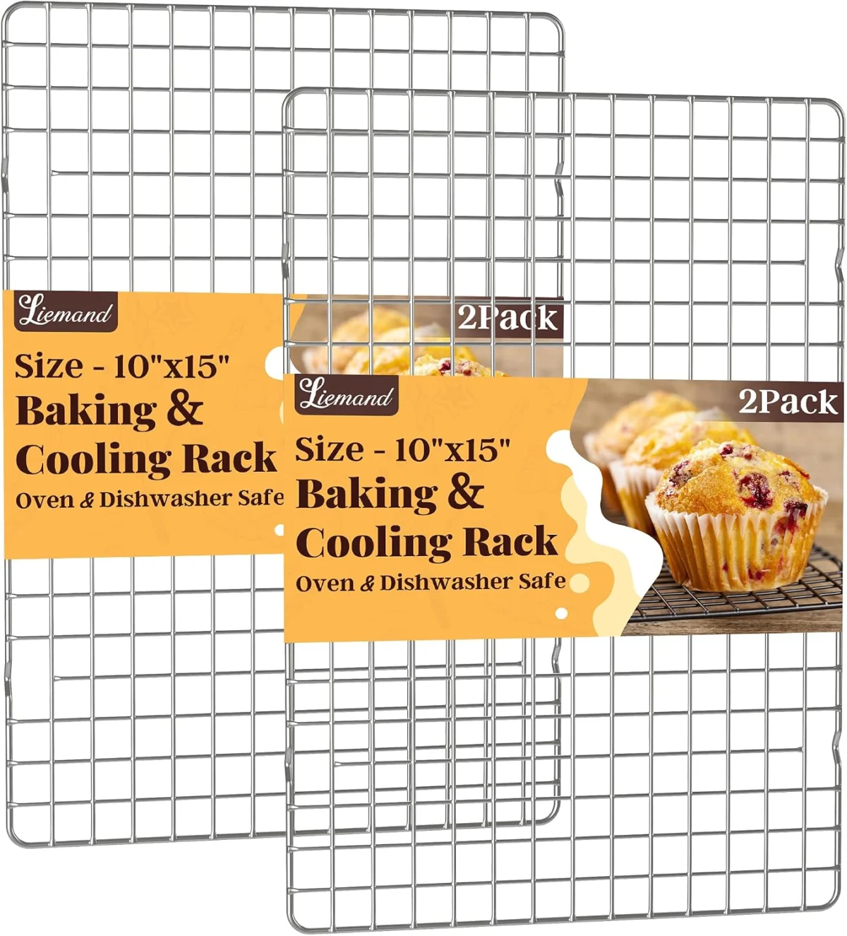 2-Piece Grid Wire Baking Cooling Racks Only $6.xx (Reg. $9)