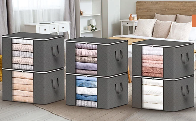 Clothes Storage Bag 6-Pack Deal: Save 73%