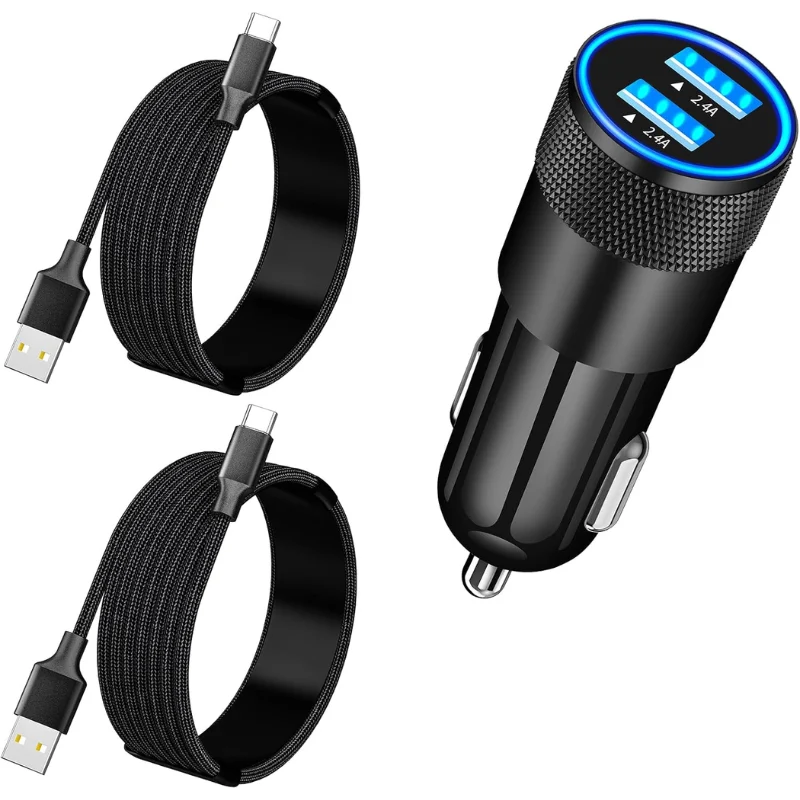 4.8A Dual USB Car Phone Charger Deal: Save $5.xx at Amazon