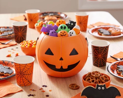 Squishy Party Favors Deal: Jack‑o‑Lantern Pail at Walmart