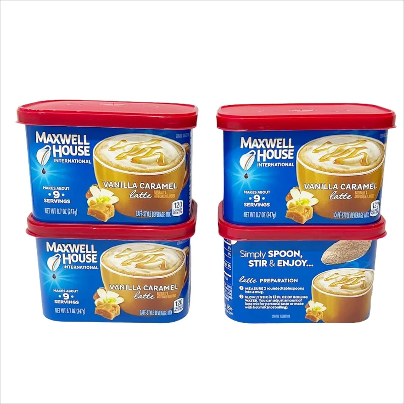 Maxwell House Vanilla Caramel Latte Deal: Save $7.xx at Amazon