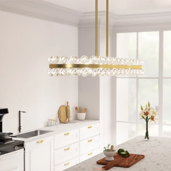 8-Light Brass Crystal Pendant Chandelier Deal: Save $703 at Wayfair