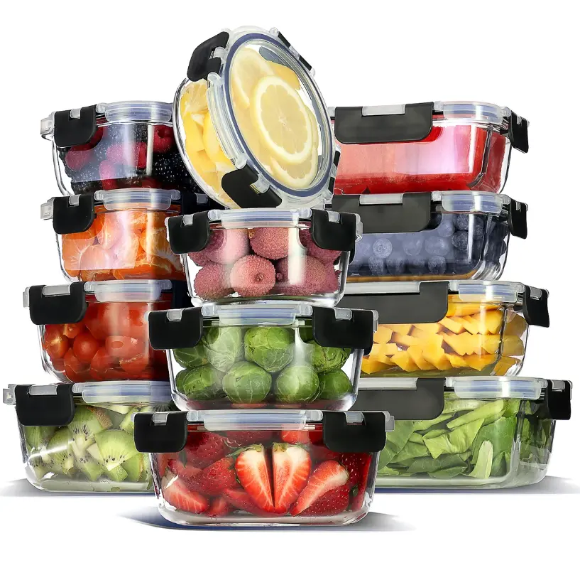 24-Piece Glass Food Storage Containers Deal: Save $65 at Wayfair