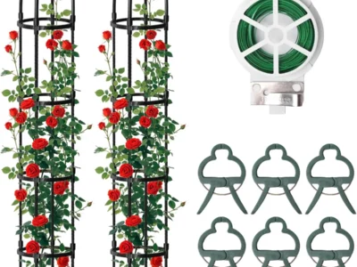 Amazon : 2-Piece SDLDEER 6.2-Feet Garden Obelisk Trellis $14.xx (Reg$29) + Free Prime Shipping. #Ad