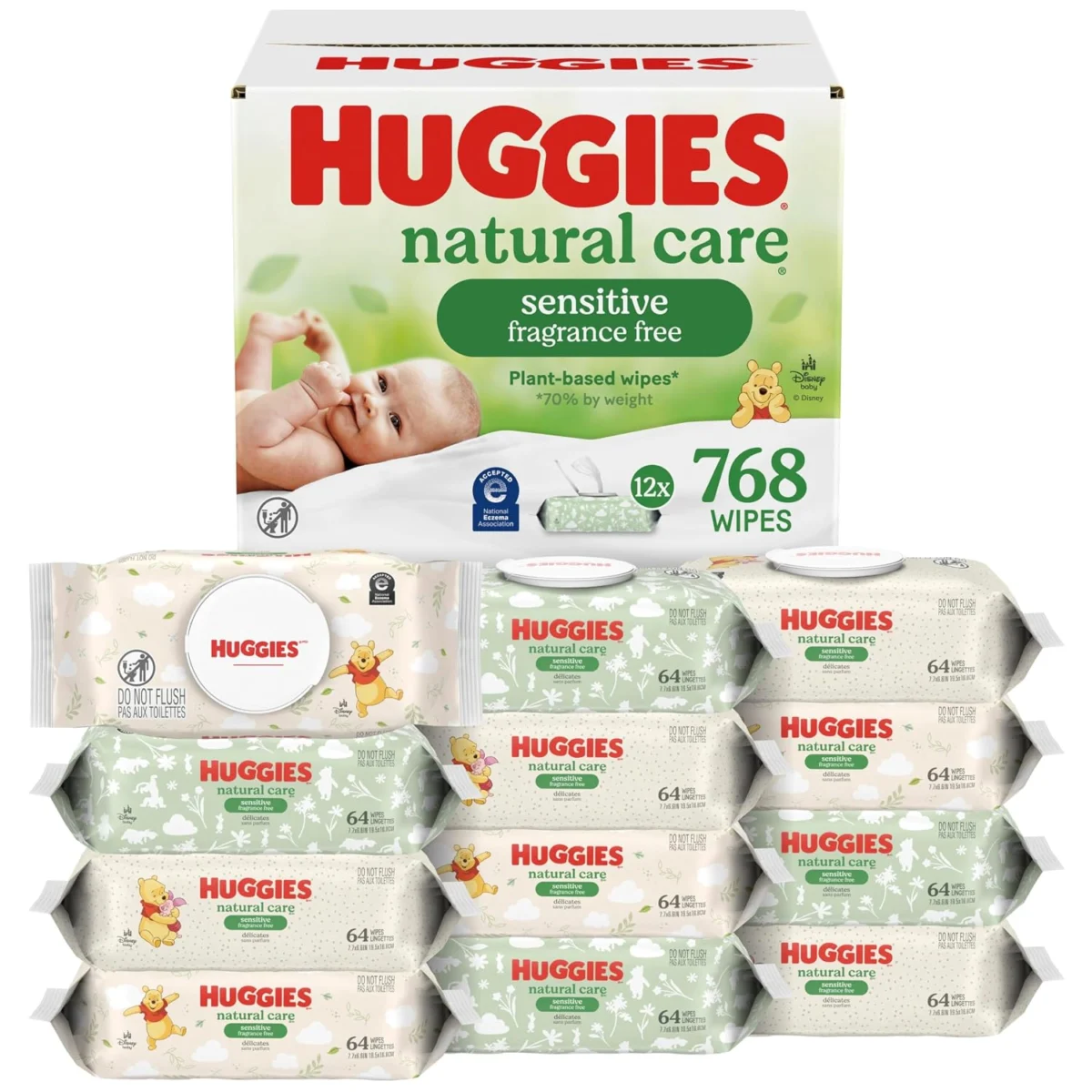 Huggies Natural Care Baby Wipes Just $16.xx Shipped on Amazon
