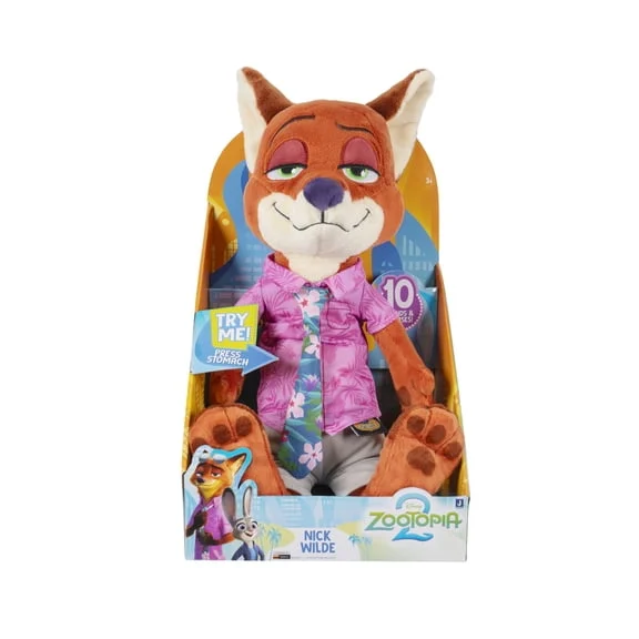 8″ Squishmallows Original Disney Zootopia 2 Nick Wilde Plush Only $3