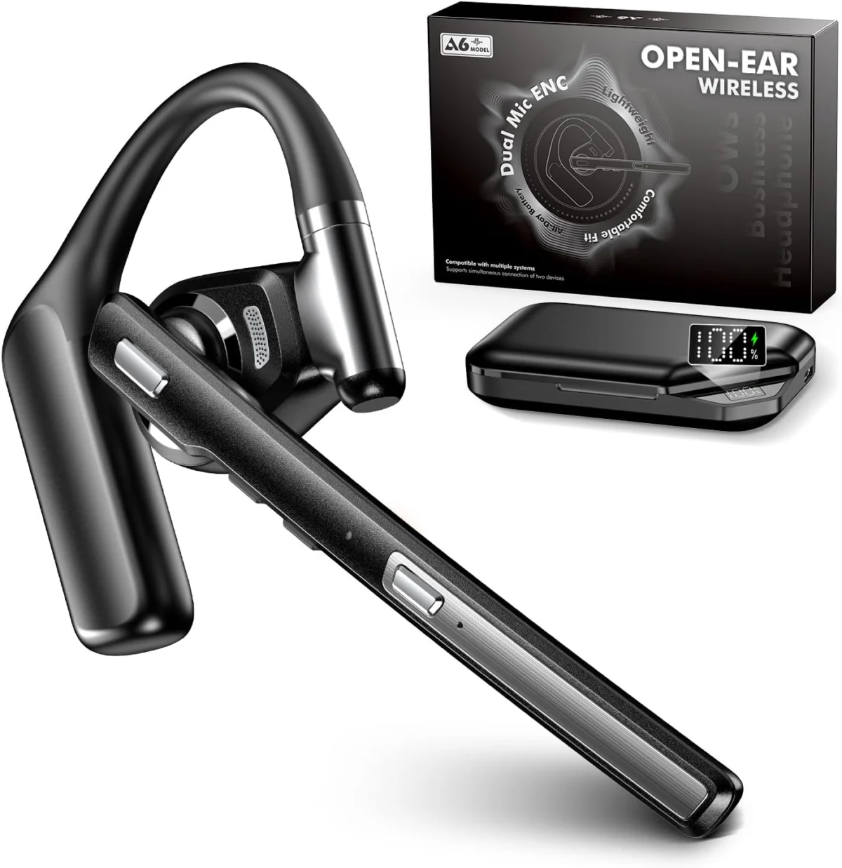 Bluetooth 6.0 Open-Ear Headset Only $29.xx (Reg. $56) at Amazon