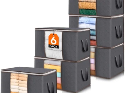 Lifewit 6 Pack Clothes Storage Bins with Lids Only $16.xx (Reg.
