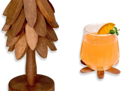Wooden Tree-Shaped Coasters Only $8.xx (Reg. $10) at Amazon