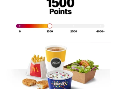McDonalds Rewards $0.50 Off with 1500 Points at McDonald’s