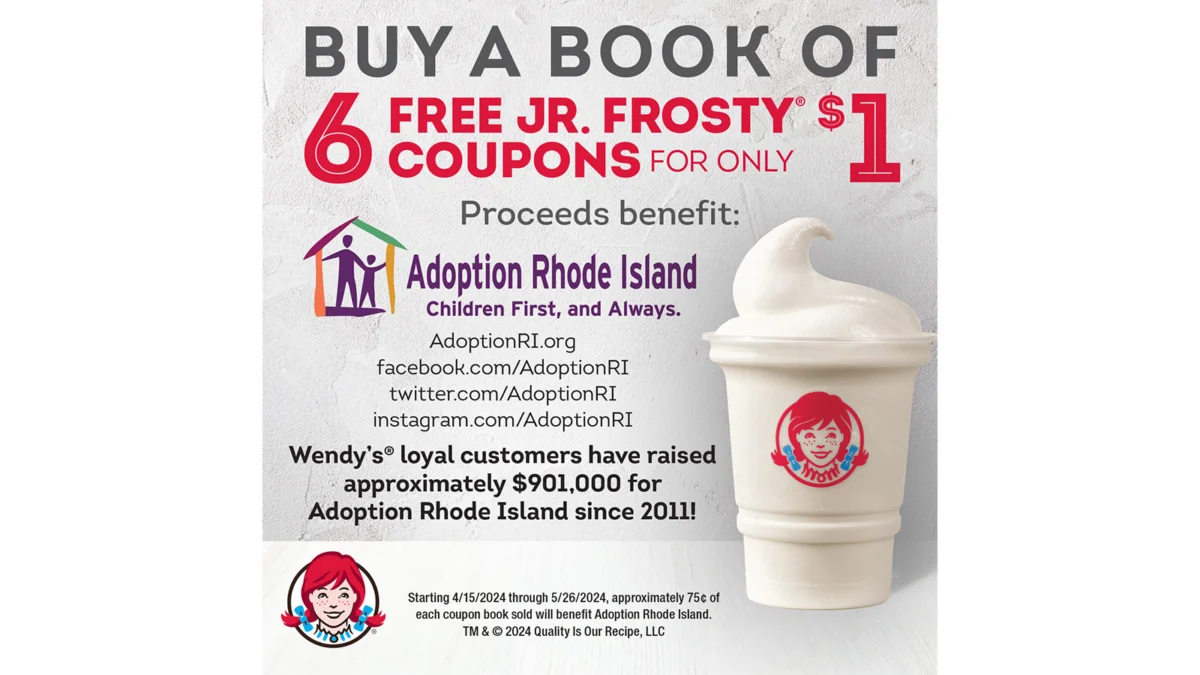 Wendy’s Frosty Coupon Book Just $1 at Wendy’s